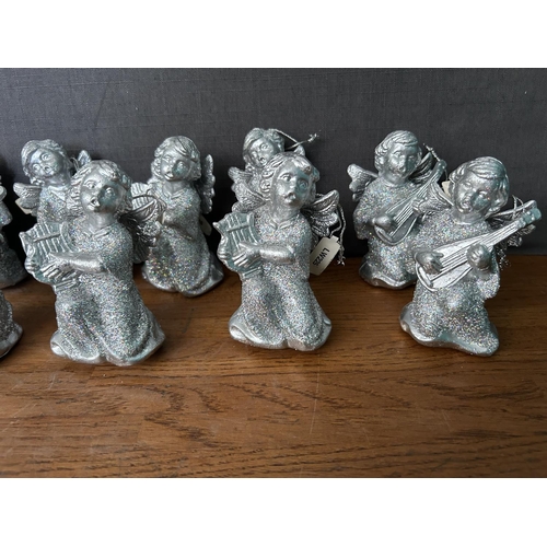 180 - x12 Christmas Decorative Angel Figures (Unused)