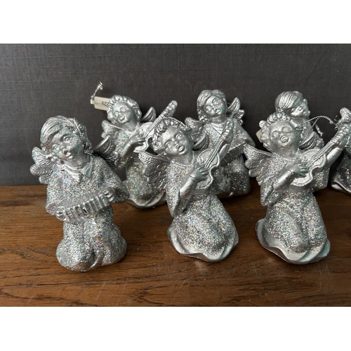 180 - x12 Christmas Decorative Angel Figures (Unused)