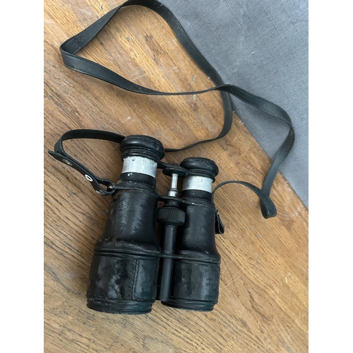 383 - Vintage WWII Binoculars