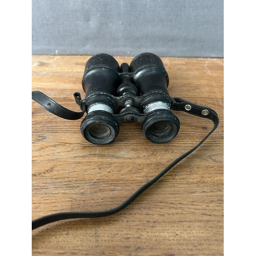 383 - Vintage WWII Binoculars