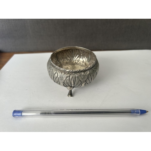 355 - Silver 830 Decorative Footed Miniature Bowl (33.8gr) - Taken Back on 10/11/2025