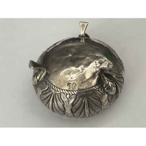 355 - Silver 830 Decorative Footed Miniature Bowl (33.8gr) - Taken Back on 10/11/2025