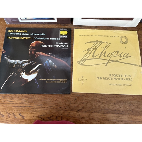 145 - x5 Vintage Classical Vinyl Records 33rpm
