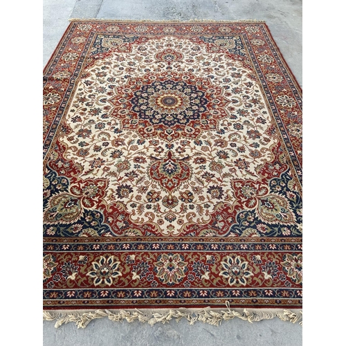 202 - Lano Belgium Pure New Wool Very Large Carpet (335 x 240cm)