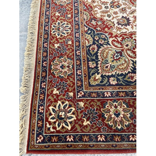 202 - Lano Belgium Pure New Wool Very Large Carpet (335 x 240cm)