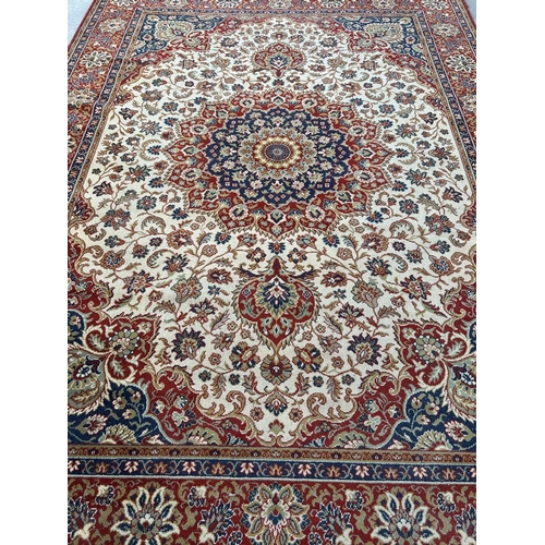 202 - Lano Belgium Pure New Wool Very Large Carpet (335 x 240cm)