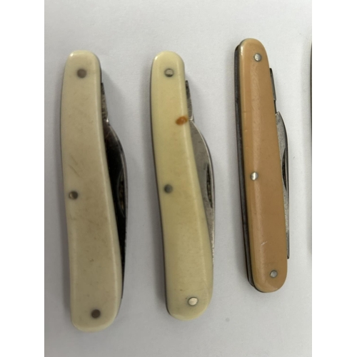 229 - Collection of 6 Vintage Pocket Knives