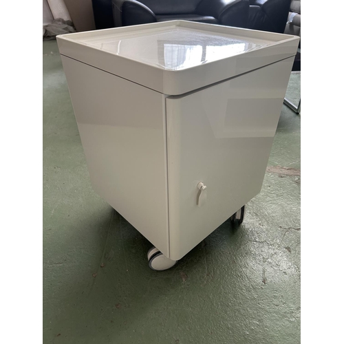 230 - 'Ikea' Vinstra' Small Cabinet/Night Stand on Wheels