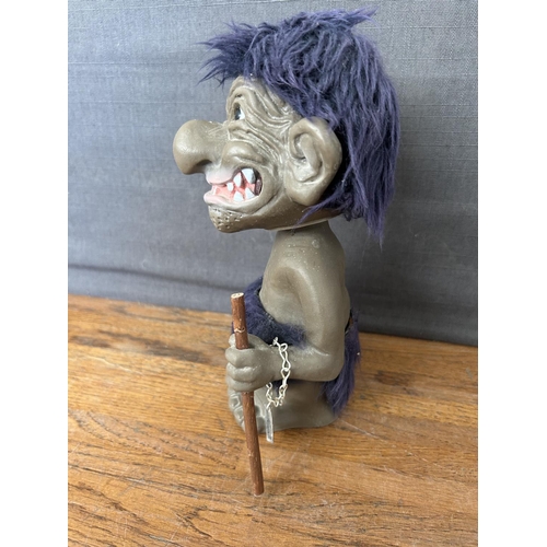 233 - Vintage Heico West Germany Troll Doll with Nodder/Bobblehead