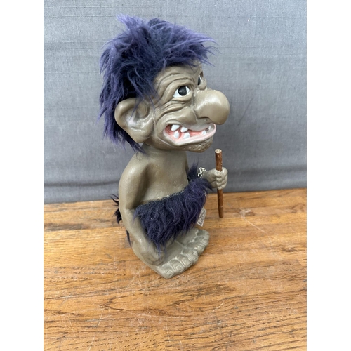 233 - Vintage Heico West Germany Troll Doll with Nodder/Bobblehead