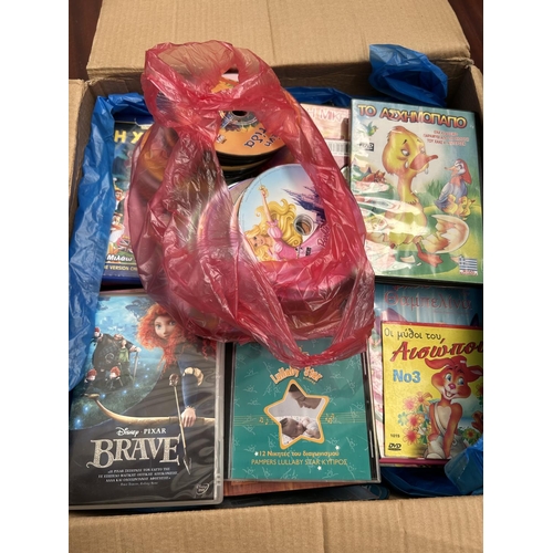 399 - Box of Children DVDs