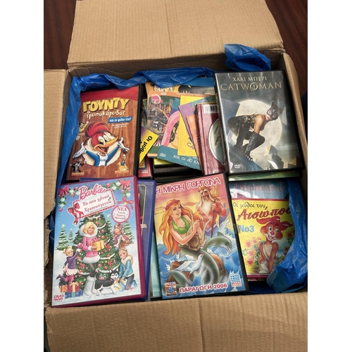 399 - Box of Children DVDs