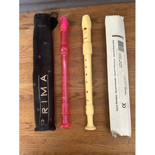 411 - x2 Hohner Germany and Prima Flutes