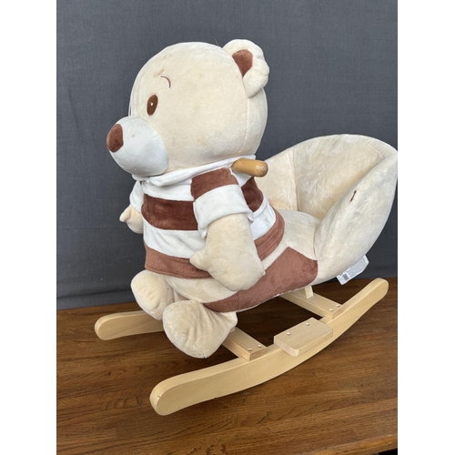 119 - Child's IUOW Rocking Bear Seat Toy