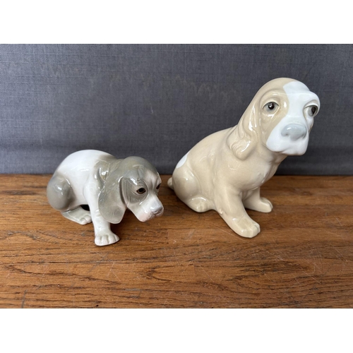 137 - x4 Valencia Fine Porcelain Dog Figures