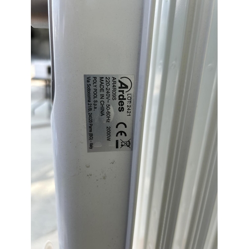 175 - Ardes Oil Filled Electric Heater Radiator