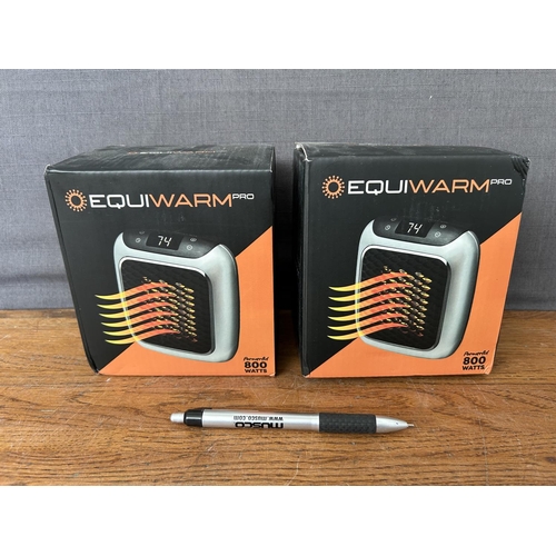 245 - x2 Equiwarm Pro 800W Electric Wall Heaters (Unused)