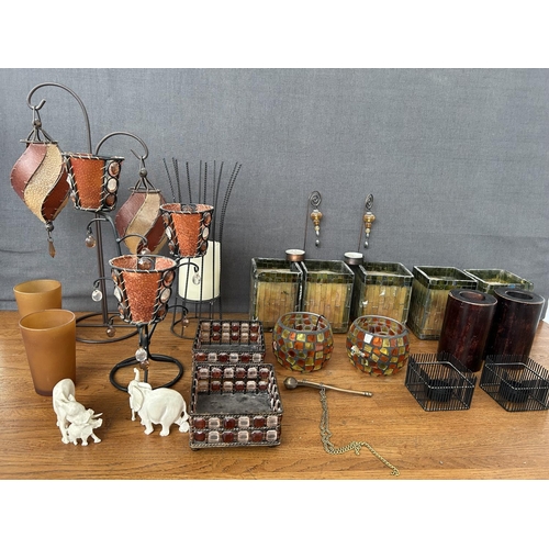 241 - Large Collection of Candle Holders and Other