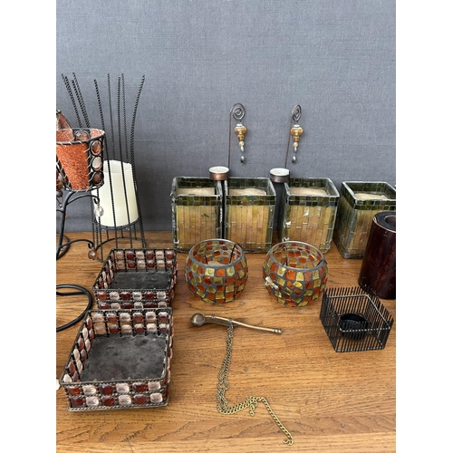 241 - Large Collection of Candle Holders and Other