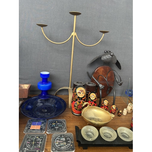 242 - Qty of Miscellaneous Items and Decorations Incl. x3 Russian Matryoshkas