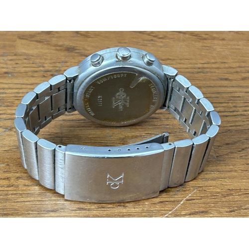 316 - Calvin Klein CK Men's Stainless Steel Men's Watch (Needs Battery)
