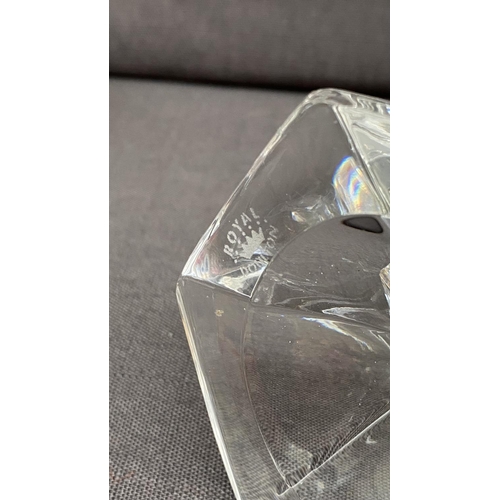 133 - x2 Royal Doulton Candle Sticks Together with Sugar Bowl and Basket Full of Beaded Pear Baubles, Chri... 