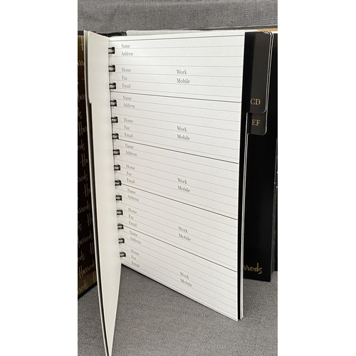 163 - Harrods Collectibles Incl. Jointed Bear, Black Taxi Cub Keyring, Address Book and English Blue Chees... 