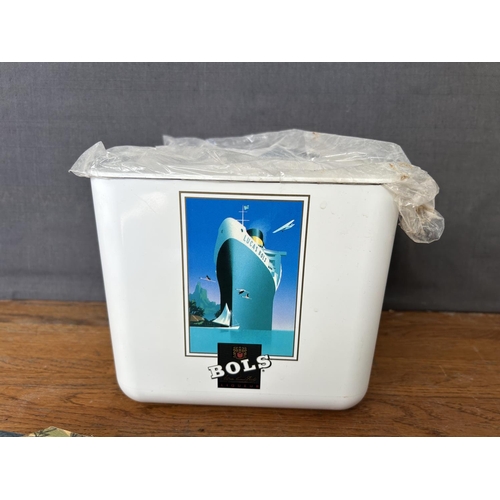 124 - Bols Ice Bucket and Set of Coasters