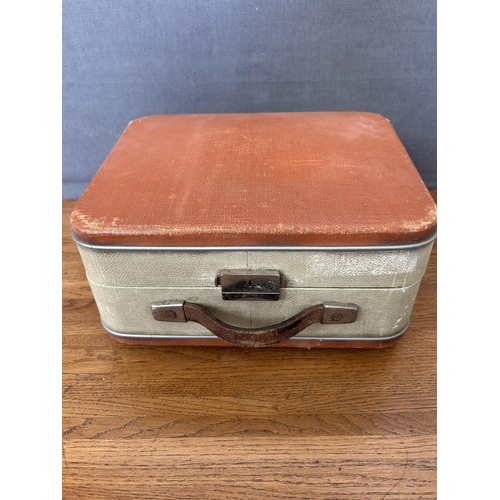 337 - Vintage 1950's German Portable Record Player (Untested)