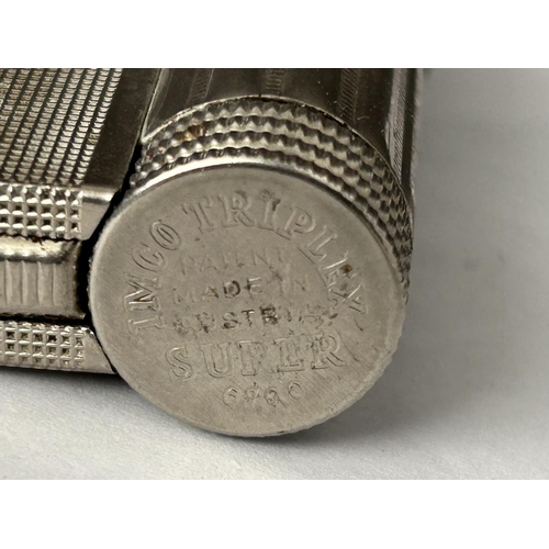 175 - Vintage Imco Triplex Super Petrol Lighter Made in Austria