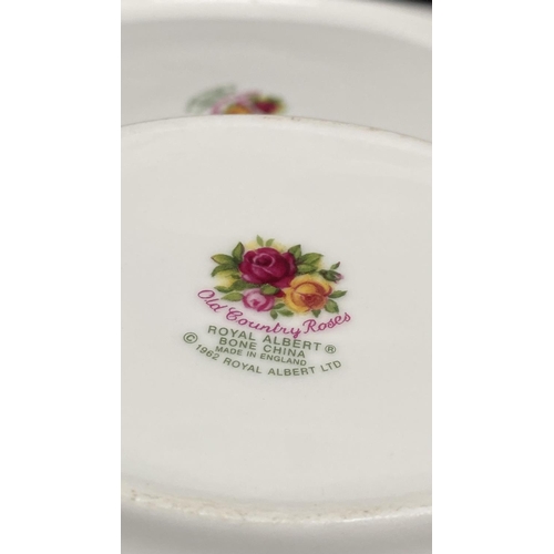 142 - Collection of 8-Piece Royal Albert Country Roses Bone China