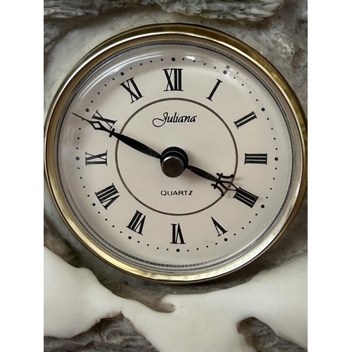 170 - Snowy Owl Juliana Mantle Clock