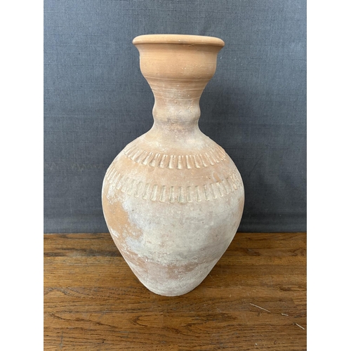 267 - Vintage White Pottery Jar (30cm H.)