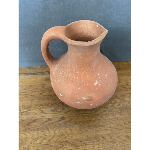 268 - Vintage Red Pottery Jar (30cm H.)