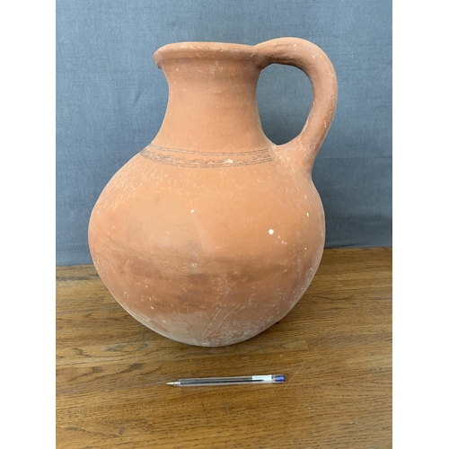 269 - Large Vintage Red Pottery Jar (38cm H.)
