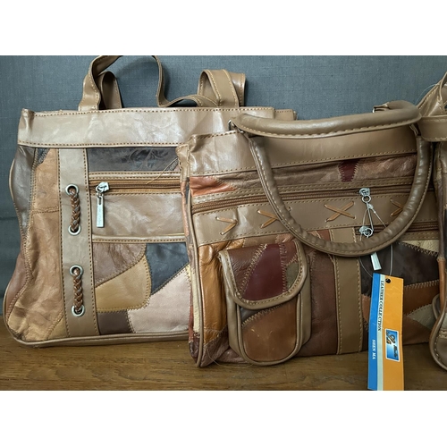 288 - Collection of 4 Retro Ladies Leather Bags (Unused)