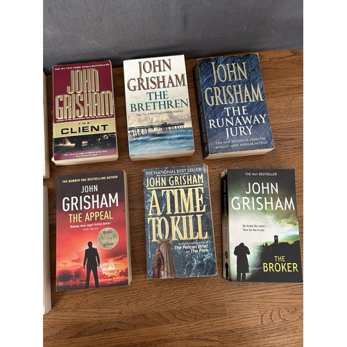 340 - x14 John Grisham Fiction Books