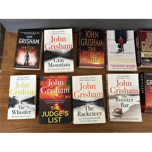 340 - x14 John Grisham Fiction Books