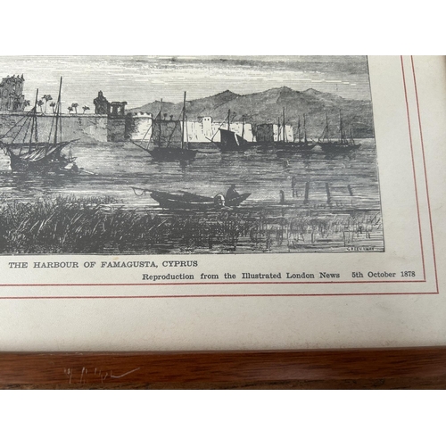 238 - x3 Cyprus Gravure Reproduction From the 1878 Illustrated London News (30 x 21cm/each)