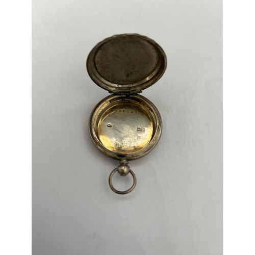 293 - Antique 1900's Silver 800 Coin/Pill Box