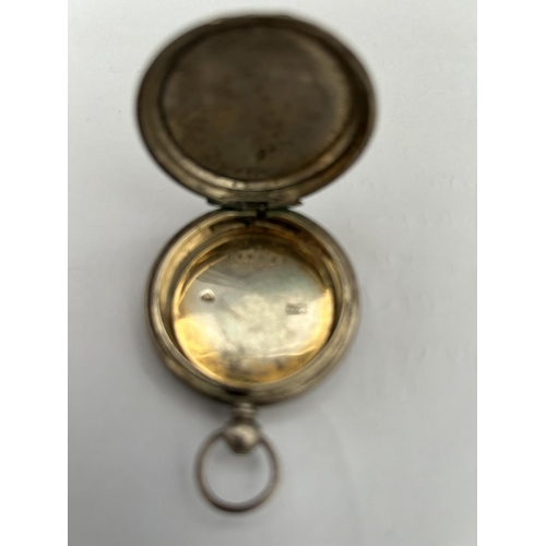 293 - Antique 1900's Silver 800 Coin/Pill Box