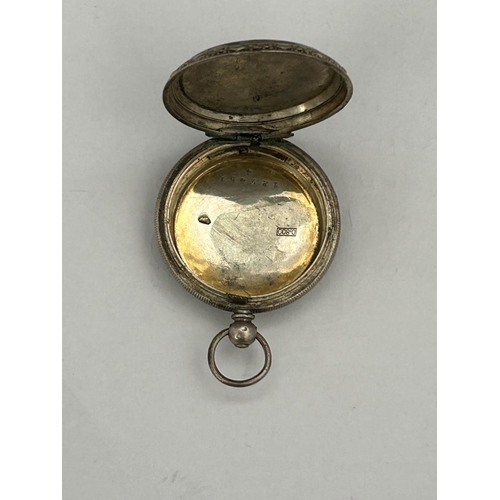 293 - Antique 1900's Silver 800 Coin/Pill Box