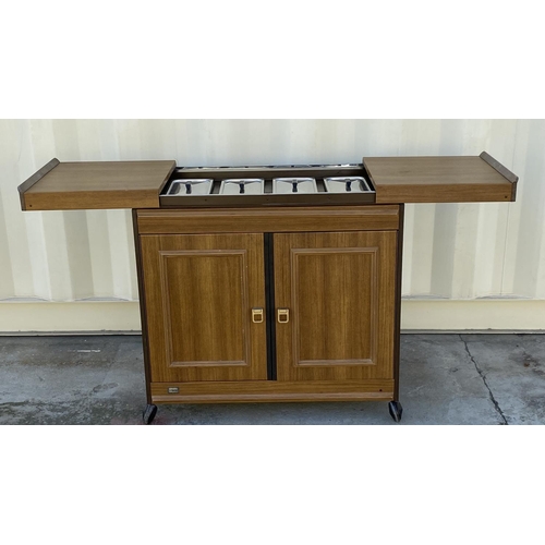 2 - Super Retro EKCO Electric Hostess Trolley Designed for Keeping Food Warm, Featuring Teak Wood Effect... 