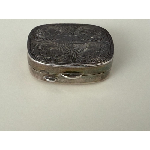 128 - Vintage Sterling Silver 925 Pill Box