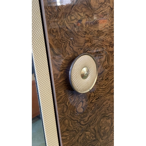 Vintage Art Deco Walnut Veneer Wardrobe/Armoire Manufactured by ...