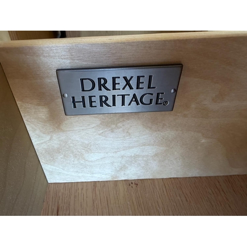 19 - Drexel Heritage USA Credenza/TV Cabinet in Light Blonde Finish  (137 W. x 58 D. x 46cm H.) - Code AM... 