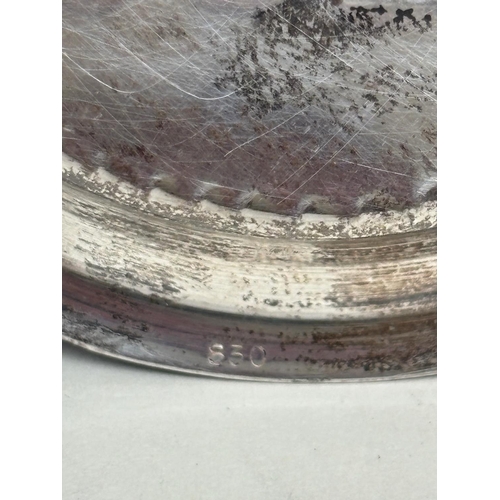 12 - Small Cyprus Silver 830 Ring Dish (32.5gr. - 8cm Diameter)