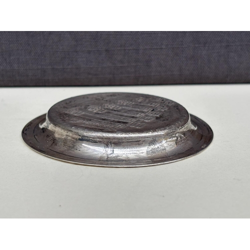 12 - Small Cyprus Silver 830 Ring Dish (32.5gr. - 8cm Diameter)