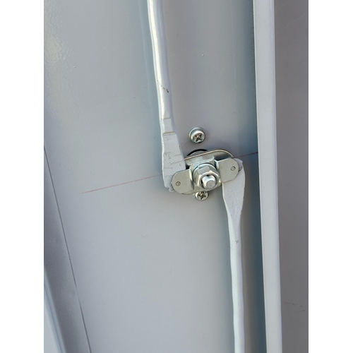 15C - Metal Storage Cabinet in Light Gray Finish with a Single Door and Lockable Handle (50 W. x 55 d. x 1... 