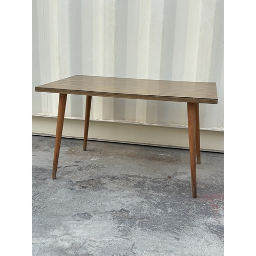Vintage Mid-Century Modern Style Wooden Coffee Table with Formica ...